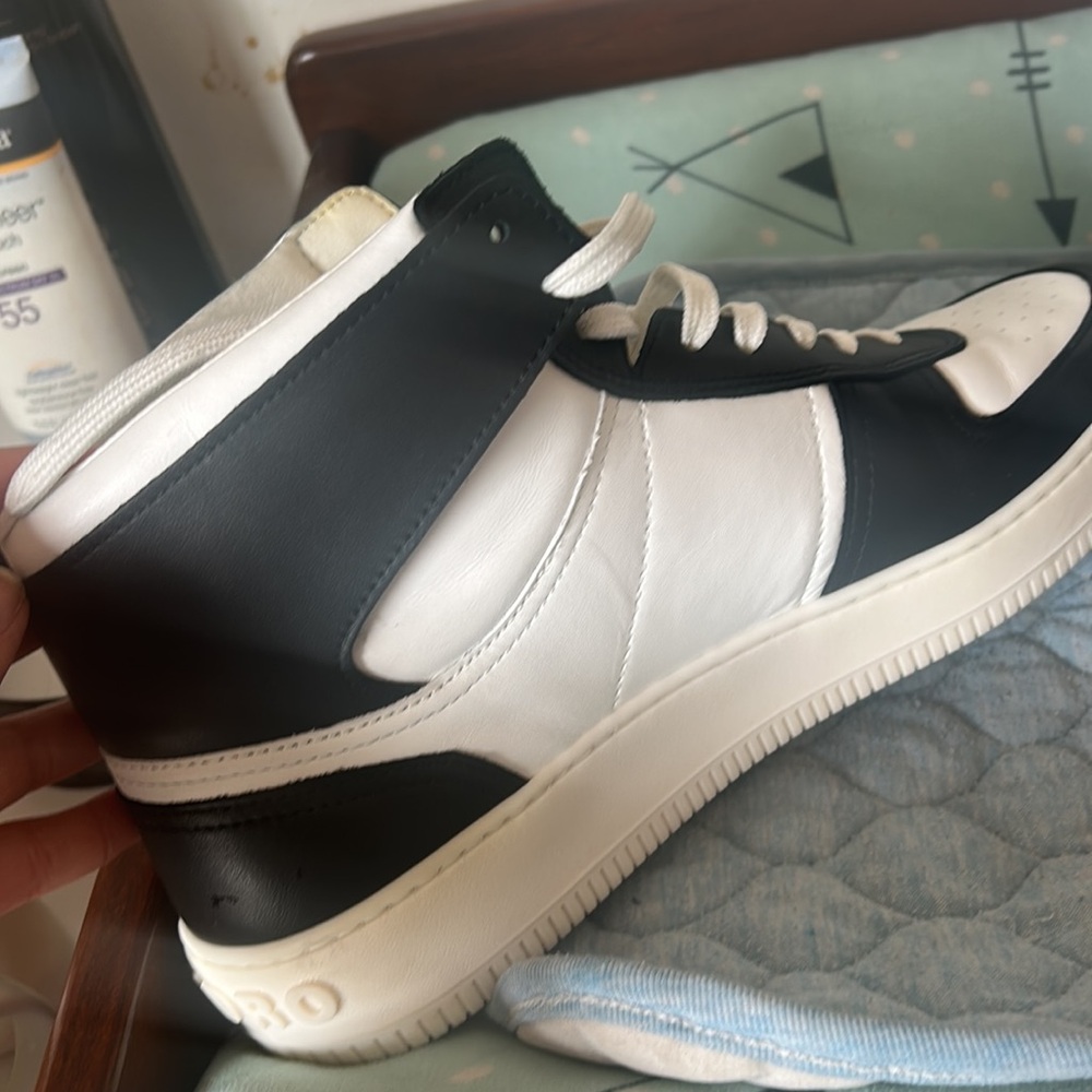 Sandro two tone high top sneakers - Picture 4 of 10